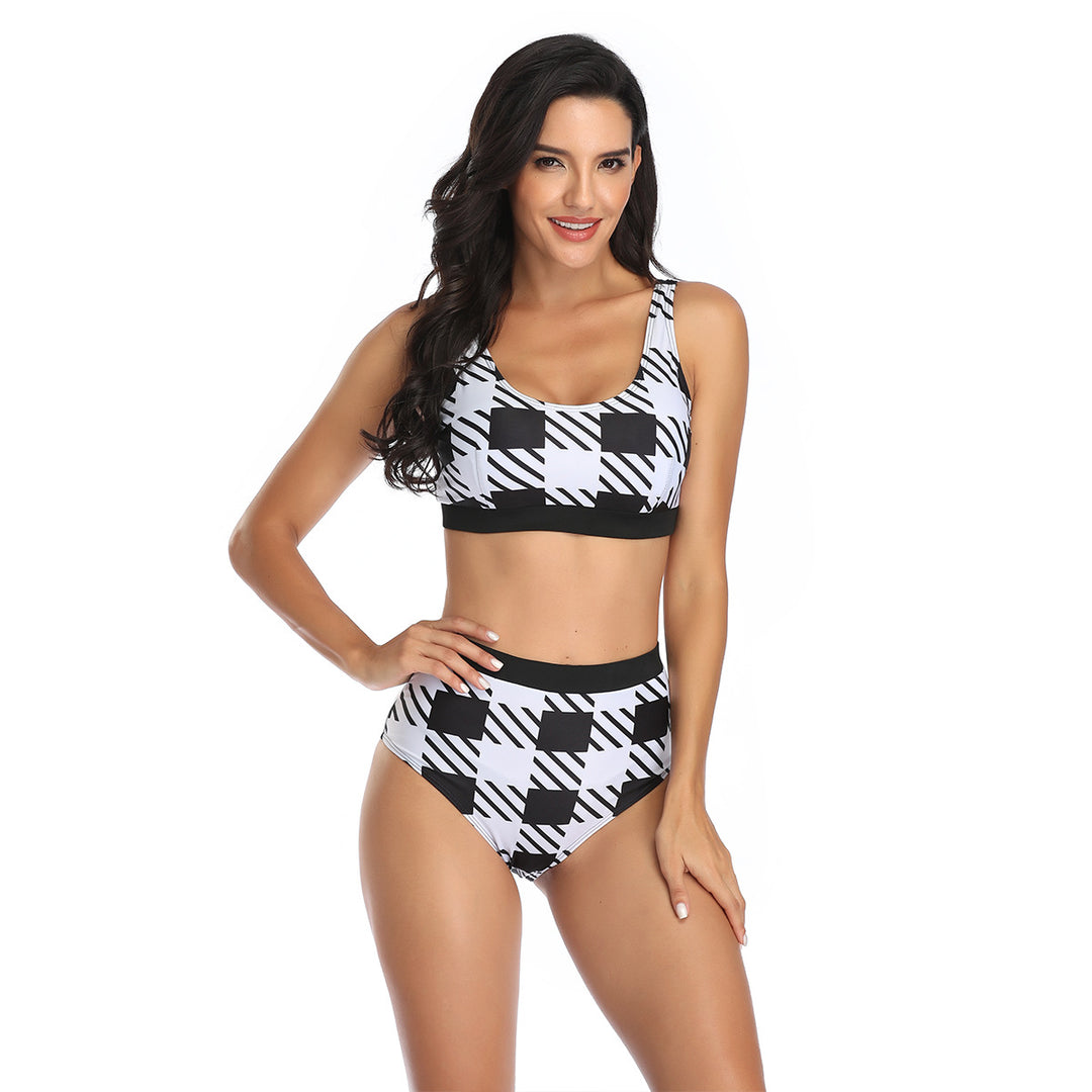 Damen Sport-Bikini mit hoch geschnittenem Hosenbund von Drune