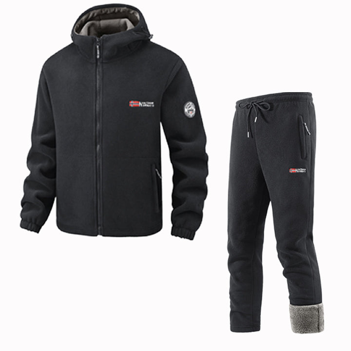 Damen Fleecejacke und Jogginghose Set Drune
