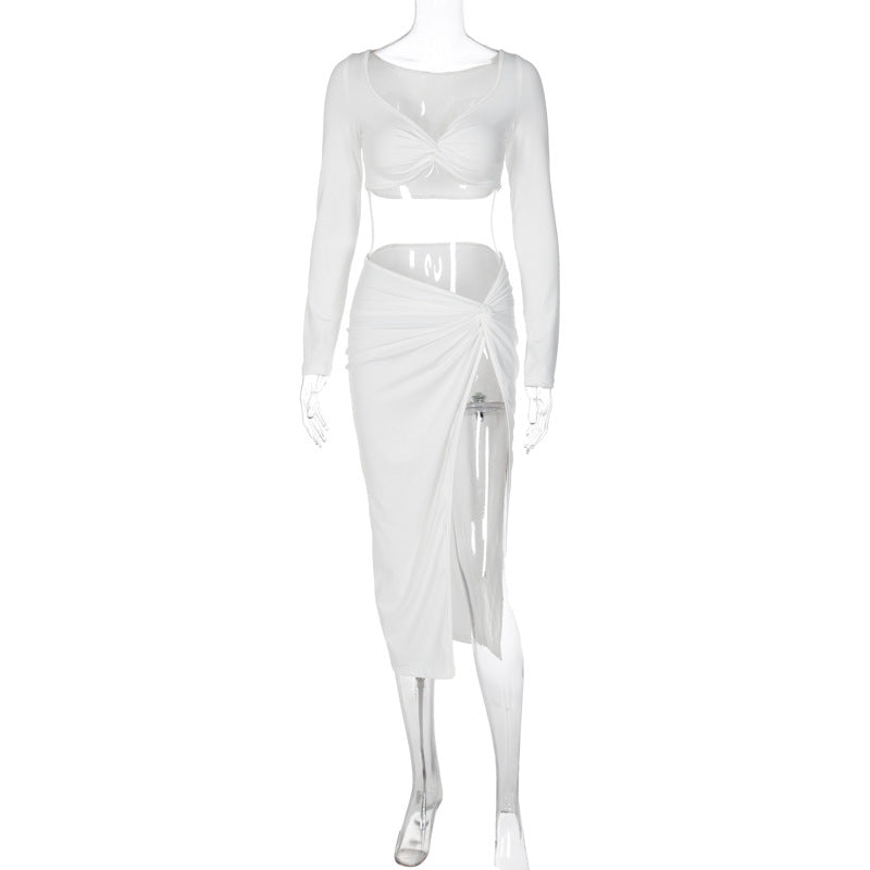 Damen Elegantes Maxikleid mit schulterfreier Gestaltung und drapierter Taillierung Drune