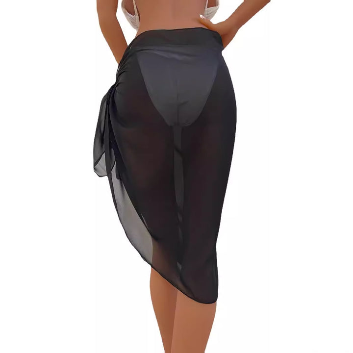 Damen eleganter beachy Sarong mit Binde-Detail Drune