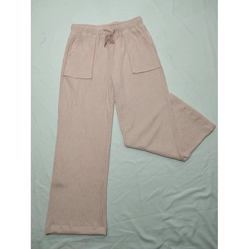 Damen Bequeme Sommerhose mit weit geschnittenem Bein und praktischen Taschen Drune