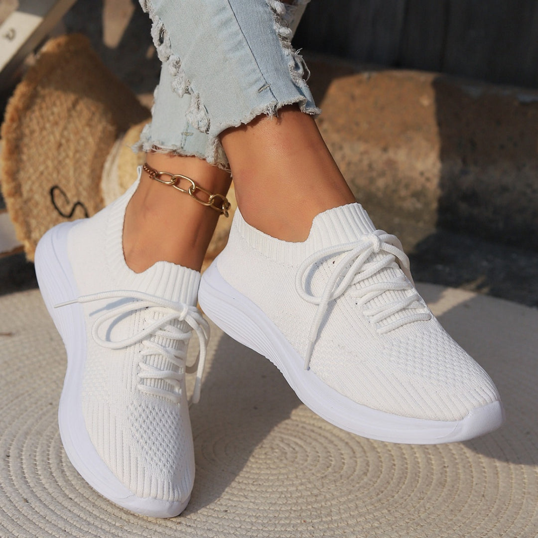 Damen Strick-Sneaker mit sockenähnlichem Schaft Drune