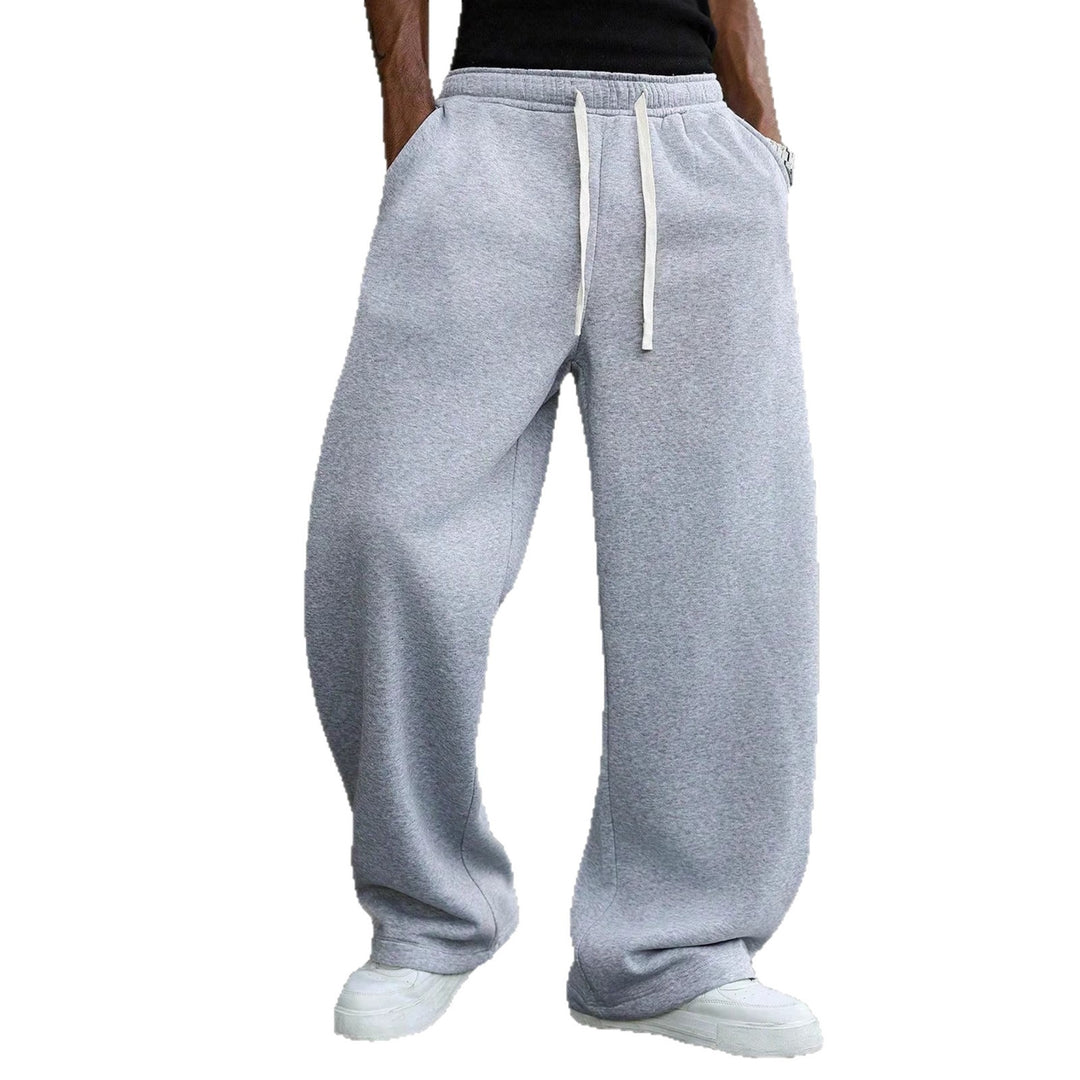 Herren Baggy-Jogginghose im Urban-Utility-Stil mit extra weitem Bein und sichtbarem Kordelzug Drune