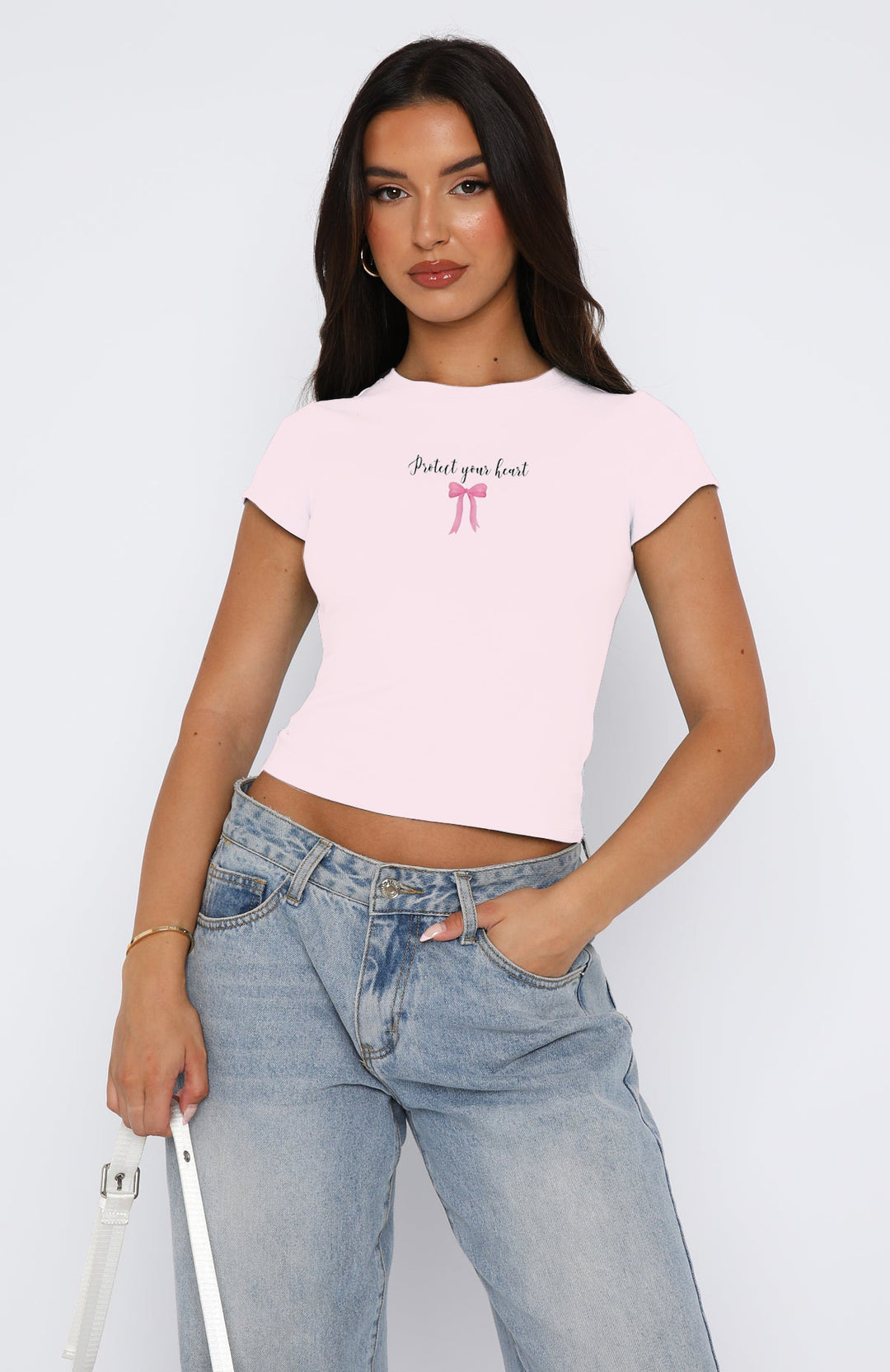 Damen bequemes Crop-Top mit modischem Druck Drune