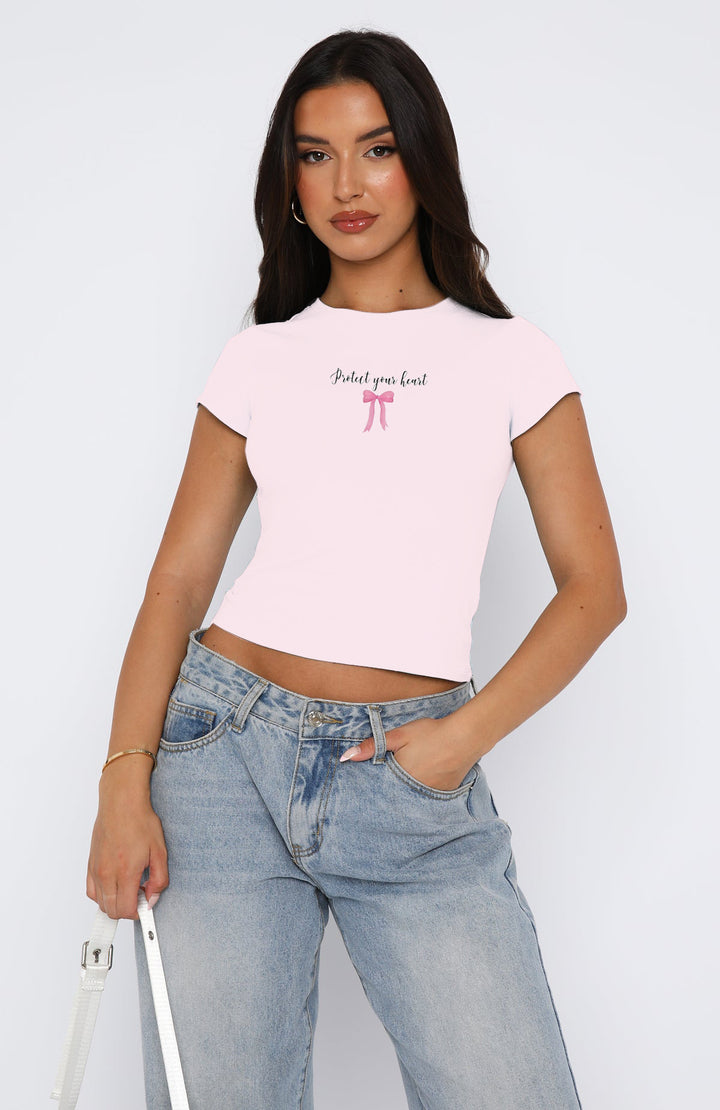 Damen bequemes Crop-Top mit modischem Druck Drune