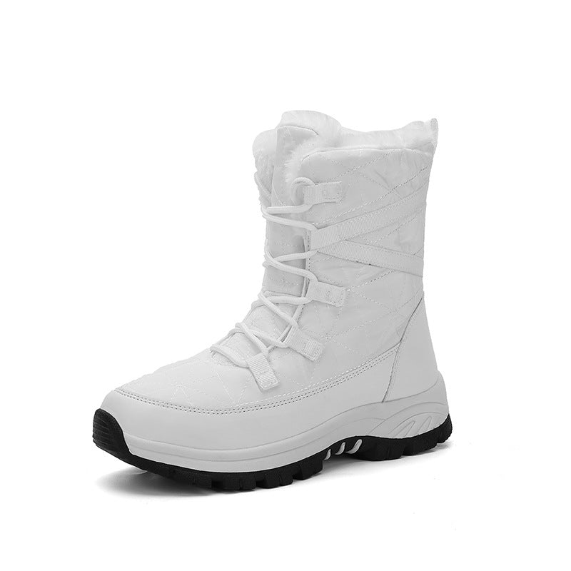 Damen Winterstiefel mit isoliertem Futter und rutschfester Sohle Drune