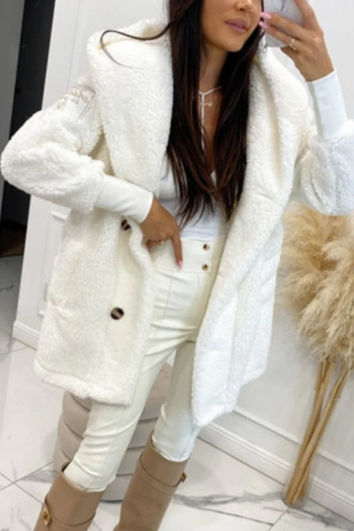 Damen Oversized Teddyjacke Drune