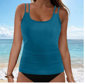 Damen Tankini-Oberteil mit modischem Rüschendesign Drune