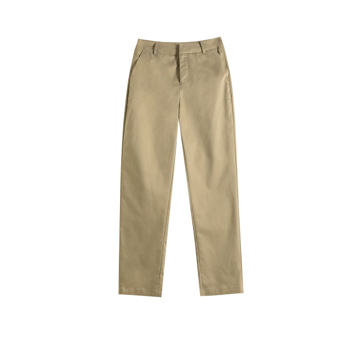Damen elegante Chino Stoffhose