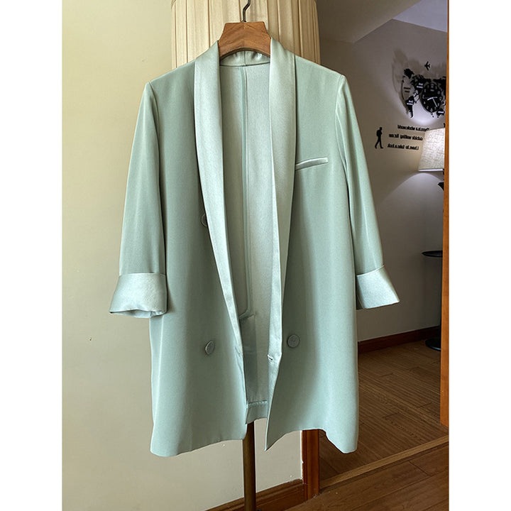 Damen Eleganter Smoking-Blazer Drune