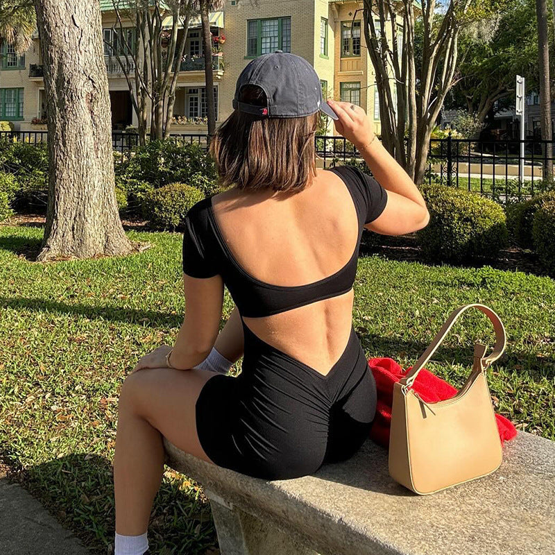 Damen Körperbetontes Jumpsuit Drune