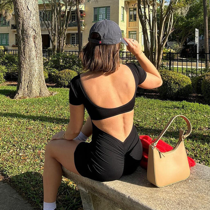 Damen Körperbetontes Jumpsuit Drune