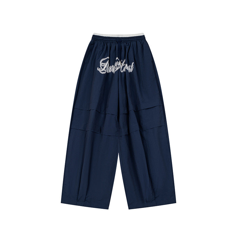 Damen Palazzo-Hose mit Stufen-Optik und hohem Komfortbund Drune