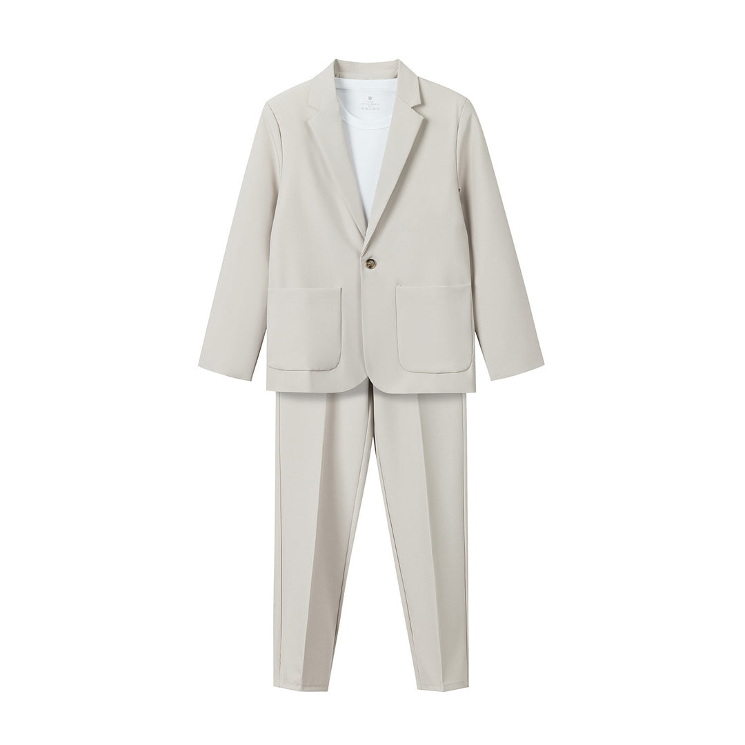 Damen Zweiteiliges Oversize-Blazer- und konisch geschnittene Anzughose-Set Drune