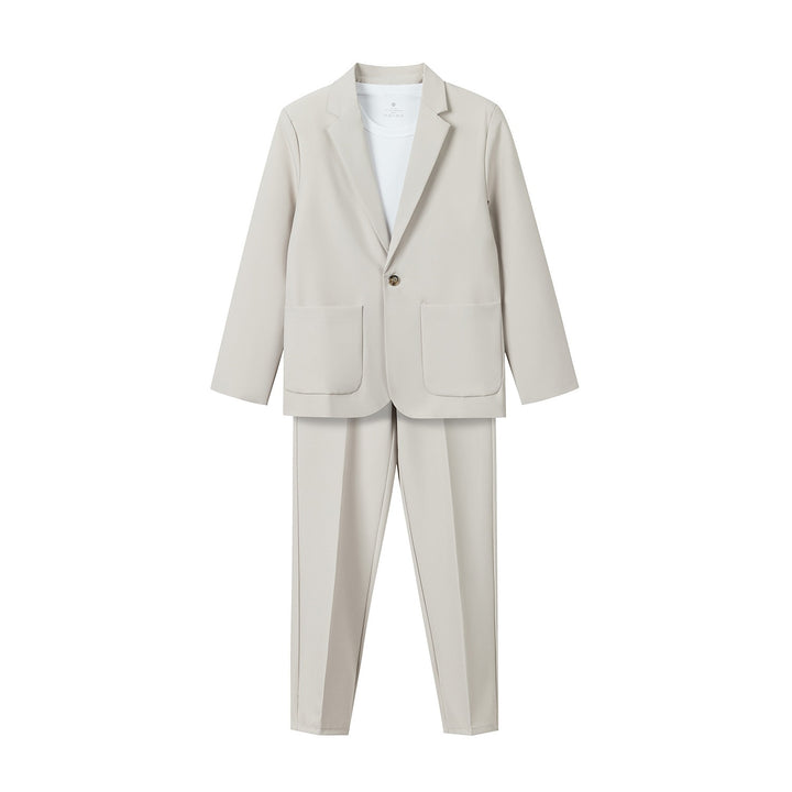 Damen Zweiteiliges Oversize-Blazer- und konisch geschnittene Anzughose-Set Drune