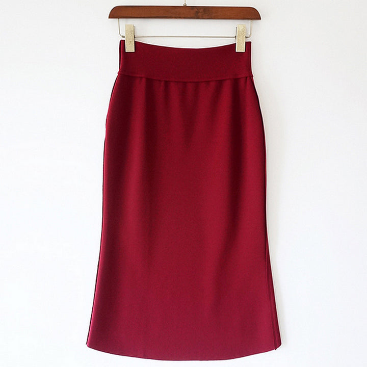 Damen Eleganter, taillierter A-Linien Rock Drune