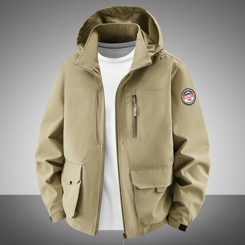 Herren Robuste Übergangsjacke mit praktischen Taschen Drune