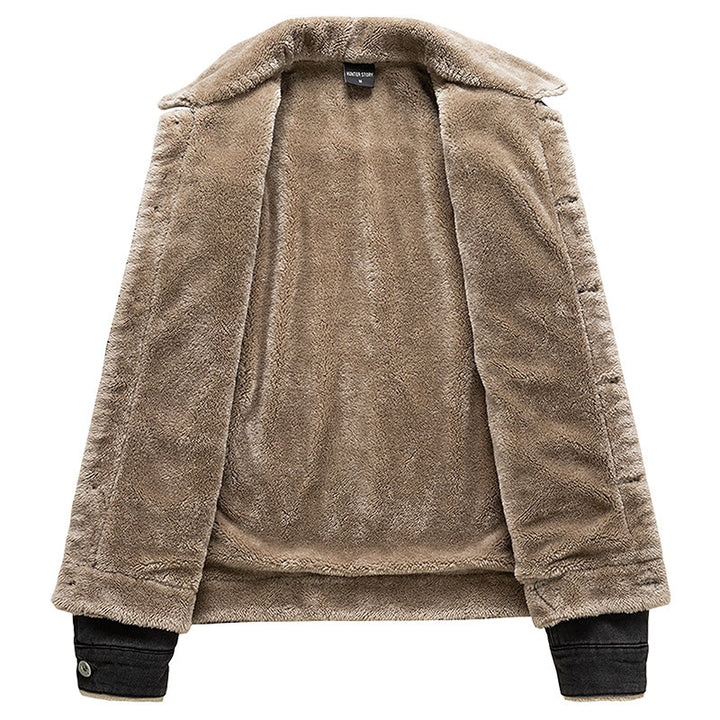Herren Denim Jacke mit Kuschelfutter Drune