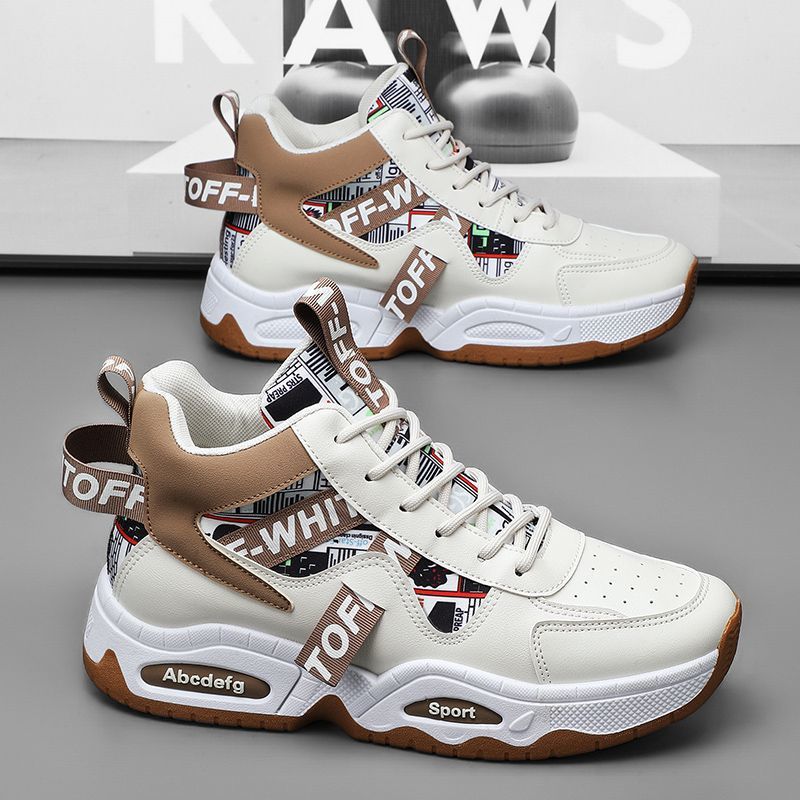 Damen modische High-Top Sneakers mit funktionellen Tragegurten und atmungsaktiver Konstruktion Drune