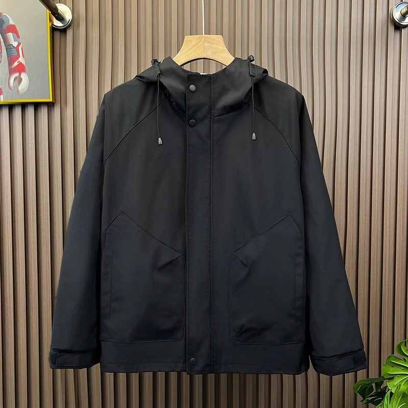 Herren Funktionsjacke mit hohem Kragen Drune