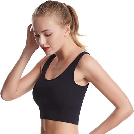 Damen Sportliches Cropped Top Drune