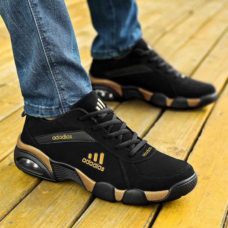 Herren Fashion-Sneaker im Retro-Chunky-Design mit Luftkissen-Ferse und atmungsaktivem Mesh Drune