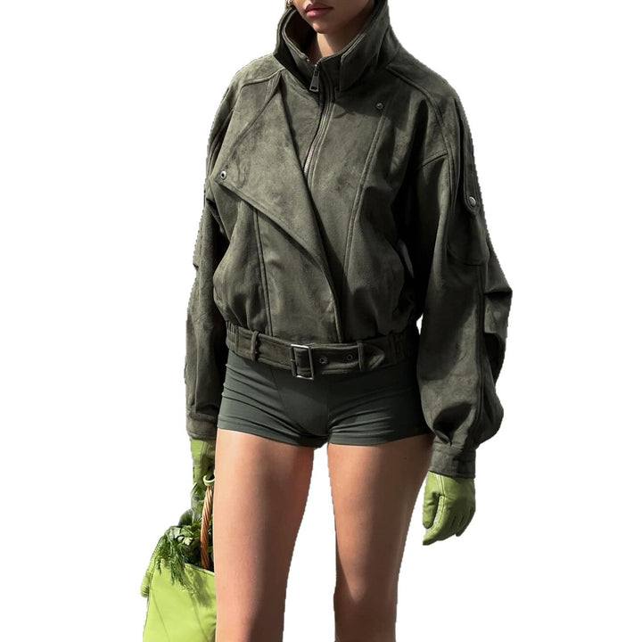 Damen Urbaner Oversized-Windbreaker Drune