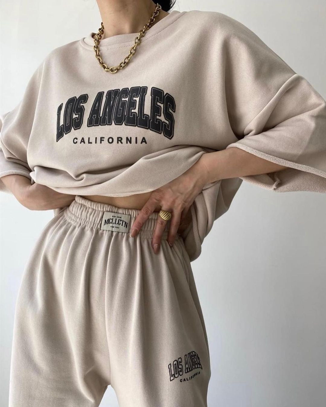 Damen lässiges Freizeitoutfit Drune