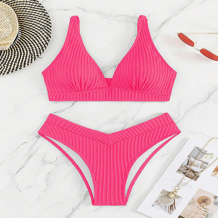 Damen Hochgeschnittener Triangel-Bikini Drune