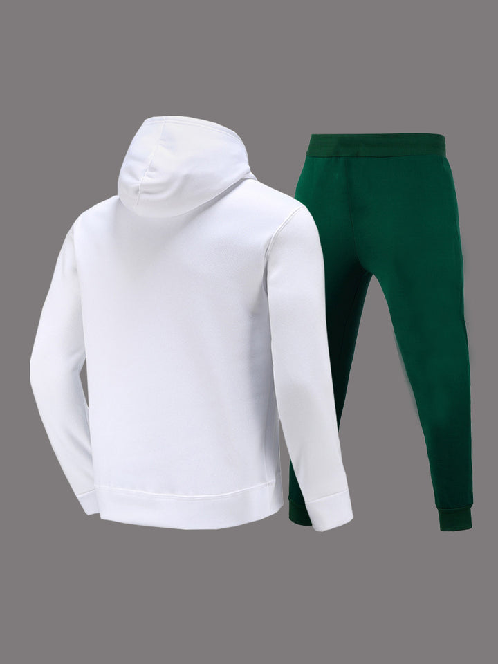 Damen Kapuzenpullover und Jogginghose Set mit trendigem Druckdesign Drune