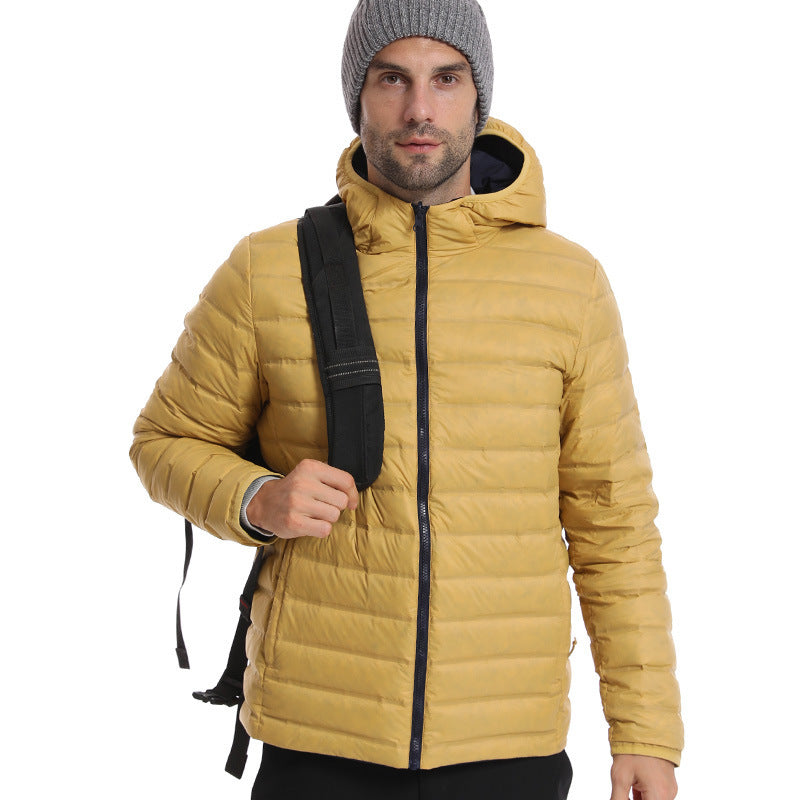 Damen leichte Steppjacke mit Kapuze Drune