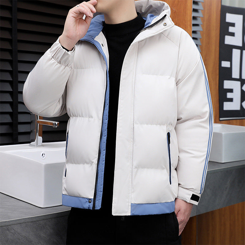 Damen Stylische Winterjacke mit Kapuze und Steppdesign Drune