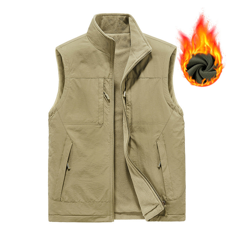 Herren Wende-Weste mit Fleece-Futter Drune