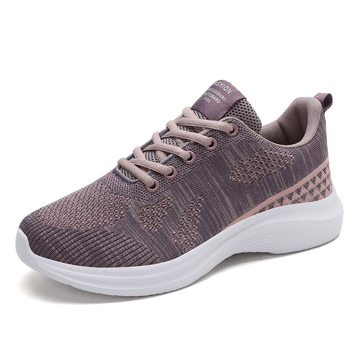 Damen nan leichte Laufschuhe mit atmungsaktivem Strickobermaterial und viskoelastischer Komfortsohle Drune