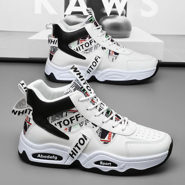 Damen modische High-Top Sneakers mit funktionellen Tragegurten und atmungsaktiver Konstruktion Drune