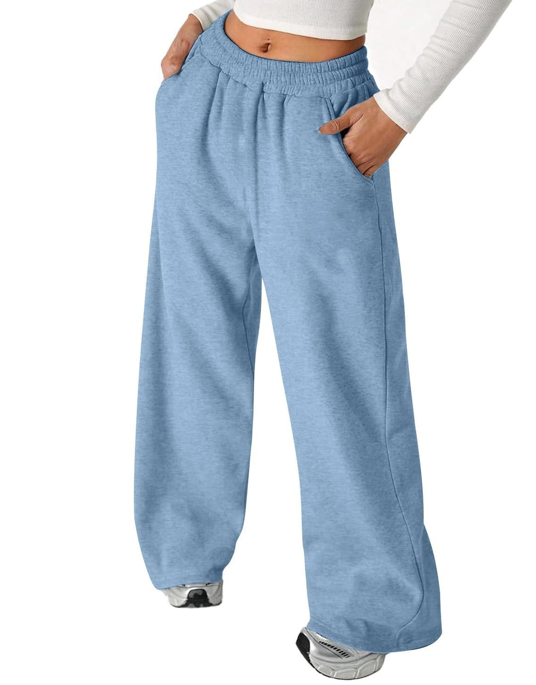Damen Freizeithose mit elastischem Bund und lockerer Passform Drune