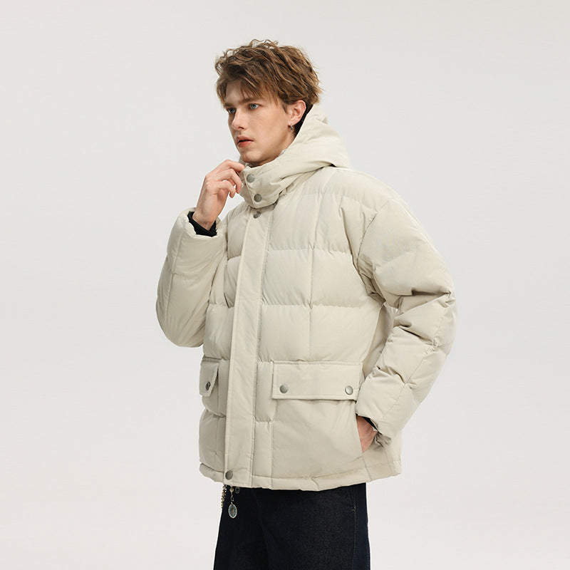 Damen Stepp-Kurzjacke mit abnehmbarer Kapuze und wärmender Microfaserfüllung Drune