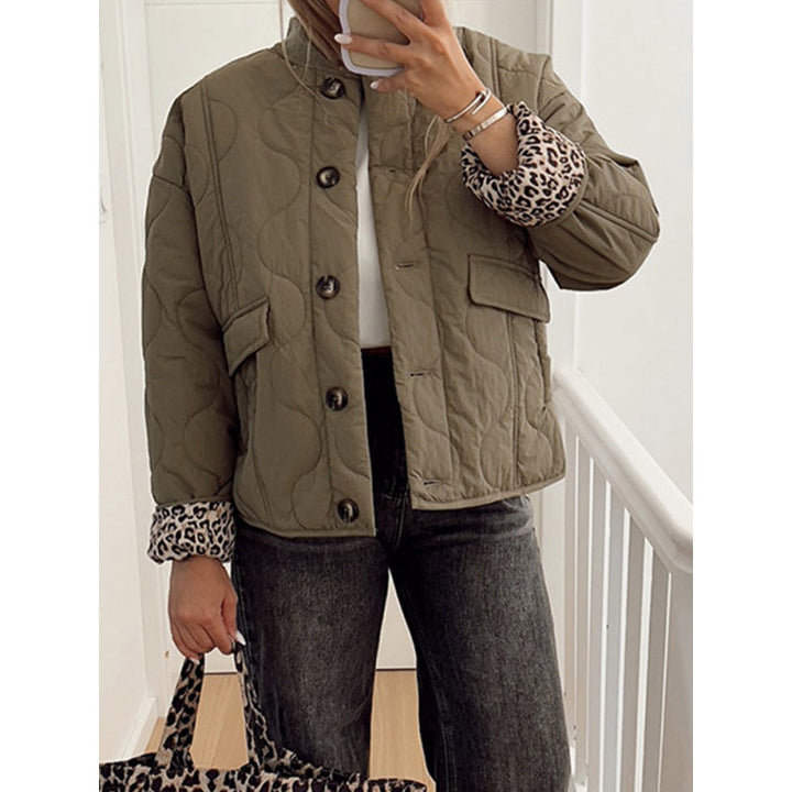 Damen Steppjacke mit kunstvollem Muster und praktischen Taschen Drune