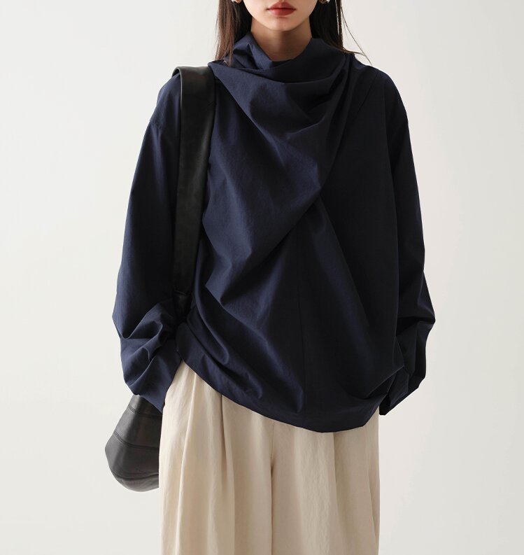 Damen Innovative Oversized Bluse Drune