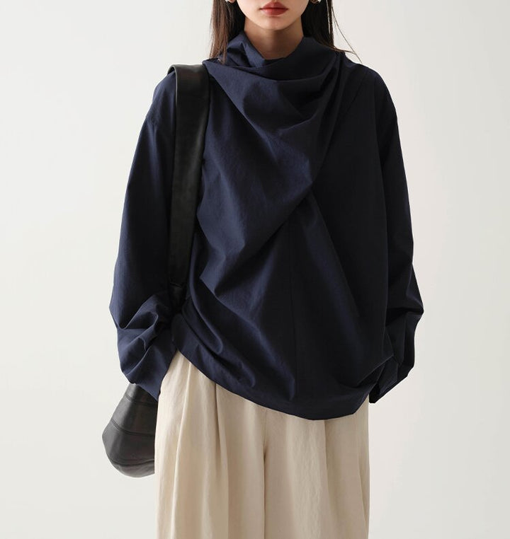 Damen Innovative Oversized Bluse Drune