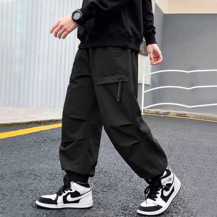 Herren Cargo-Hose mit verstellbarem Bund und Taschen Drune
