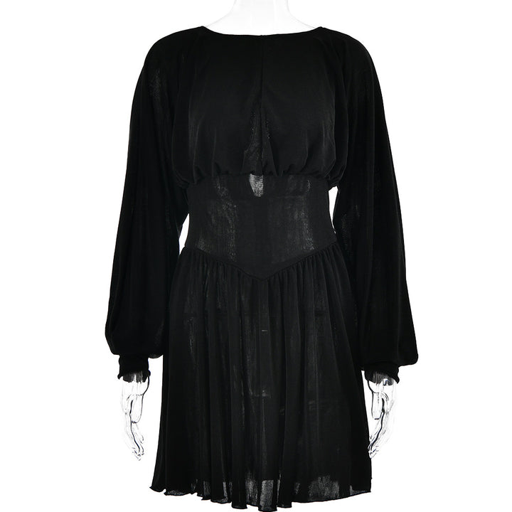 Damen Abendkleid mit weitem Ärmeldesign und schmeichelndem Schnitt Drune