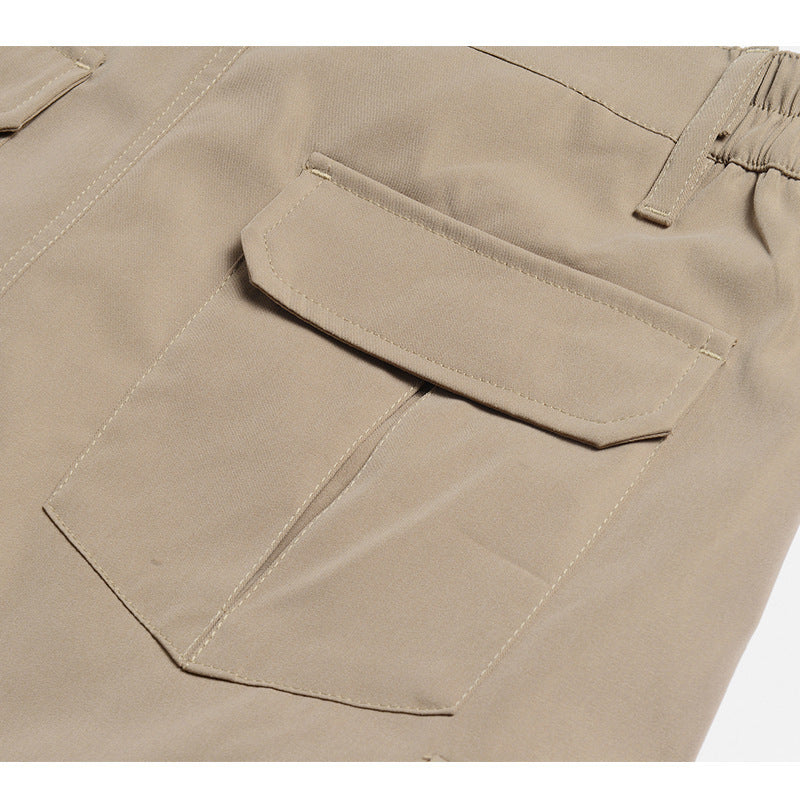 Herren Bequeme Cargo-Hose mit elastischen Bündchen Drune
