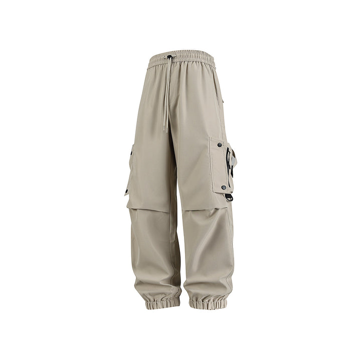 Herren Weite Technical‑Cargo‑Jogger mit elastischem Tunnelzugbund, Multifunktions‑Cargotaschen und verstellbaren Beinabschlüssen Drune