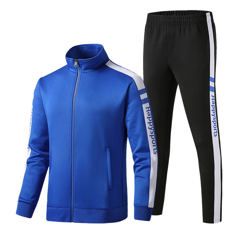 Damen Sportliches Trainingsset mit Zip-Jacke und Kontrast-Trackpants Drune