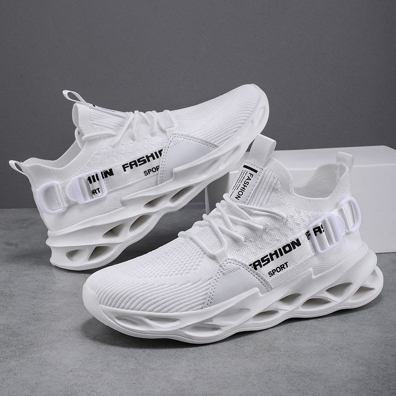 Unisex Strick-Sockensneaker mit gelochter Waben-Luftsohle Drune