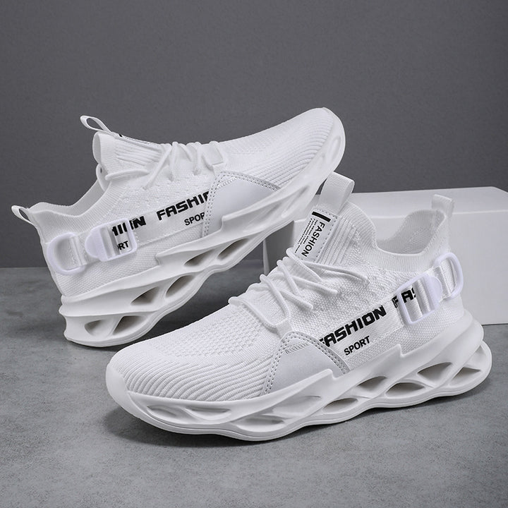 Unisex Strick-Sockensneaker mit gelochter Waben-Luftsohle Drune