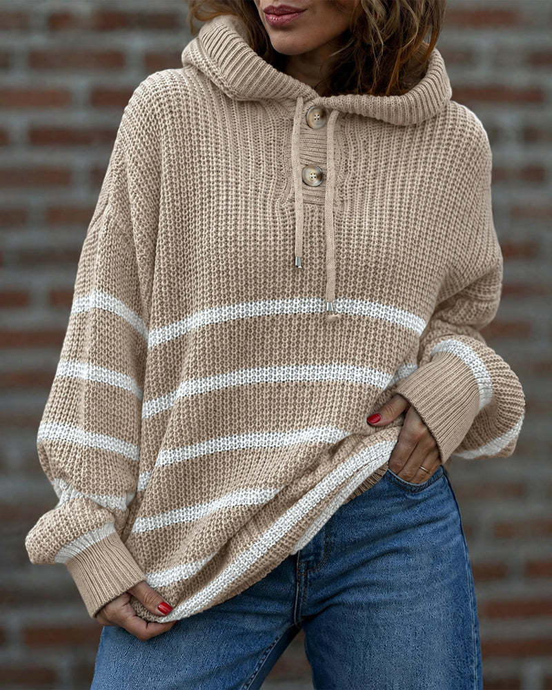 Damen Gemütlicher und modischer Hoodie Pullover Drune