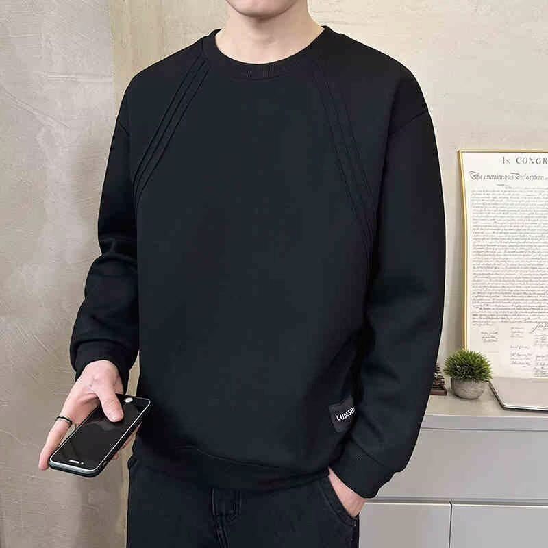 Herren Sweatshirt mit modernem Design und funktionalen Details Drune