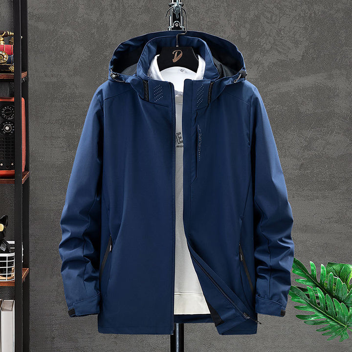 Herren Hochwertige Wasserfeste Outdoor-Jacke Drune